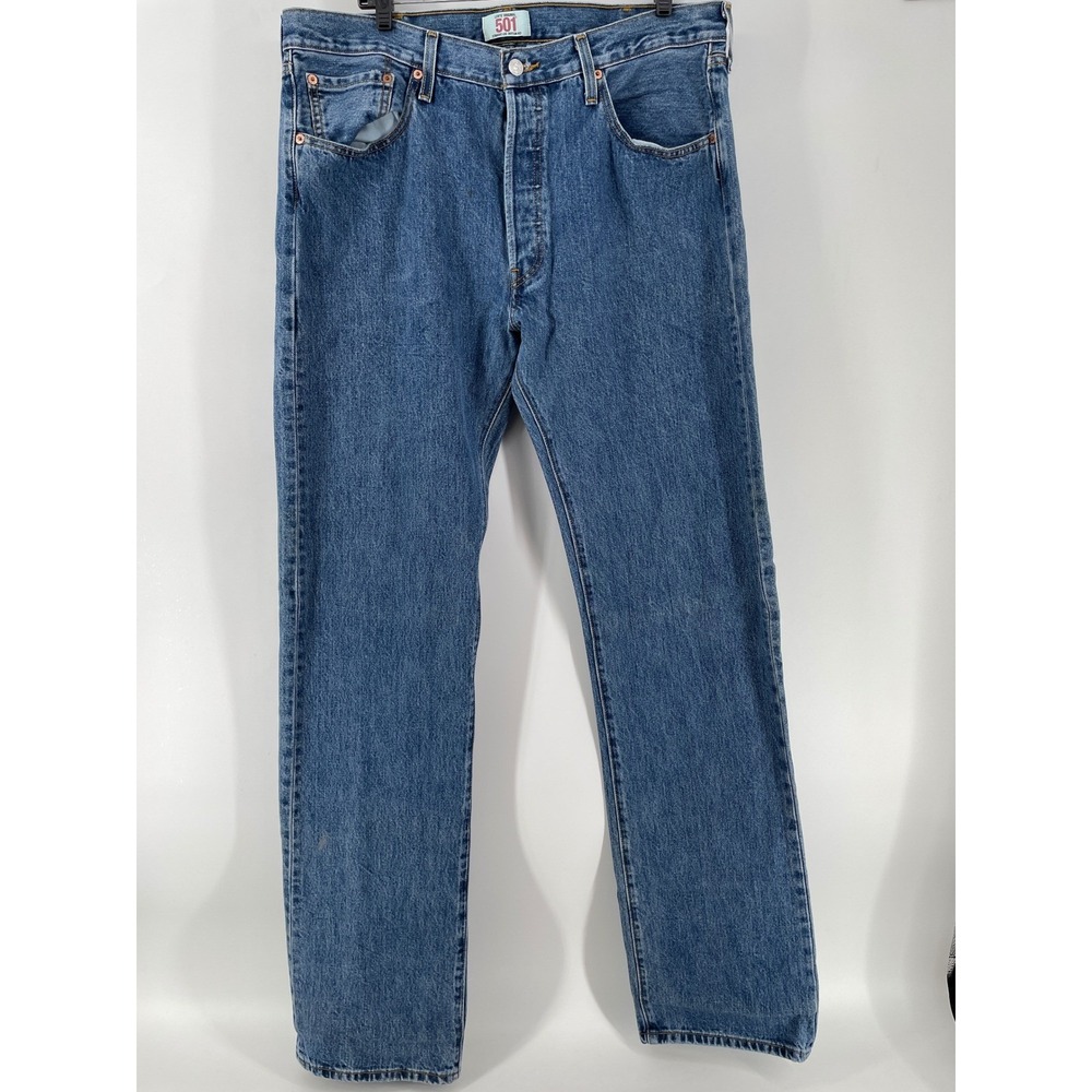 Vintage Levi's 501 Jeans Mens 38x38* Blue‎ Made in Mexico Levi's Y2K Medium Wash